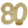 Bordsdekoration 80 Glitter Guld