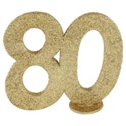 Bordsdekoration 80 Glitter Guld