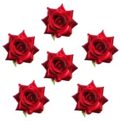 Bordsdekoration Rosor Röd Velvet