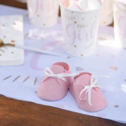 Bordsdekoration Skor Rosa