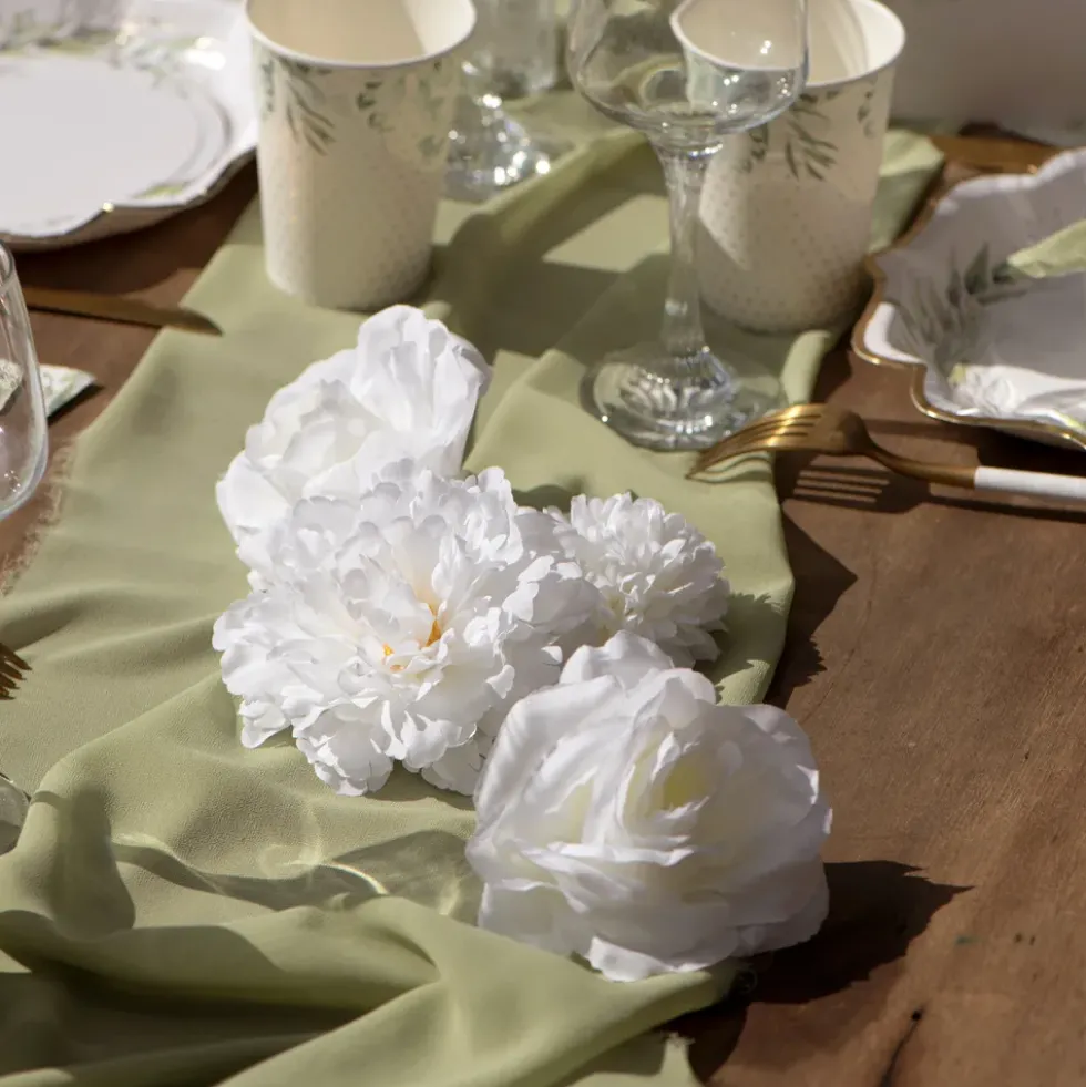Bordsdekoration Vita Blommor