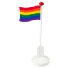 Bordsflagga i Trä Pride Flaggan