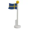 Bordsflagga Trä Svenska Flaggan