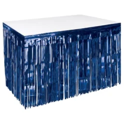 Bordskjol Fransar Blå Metallic
