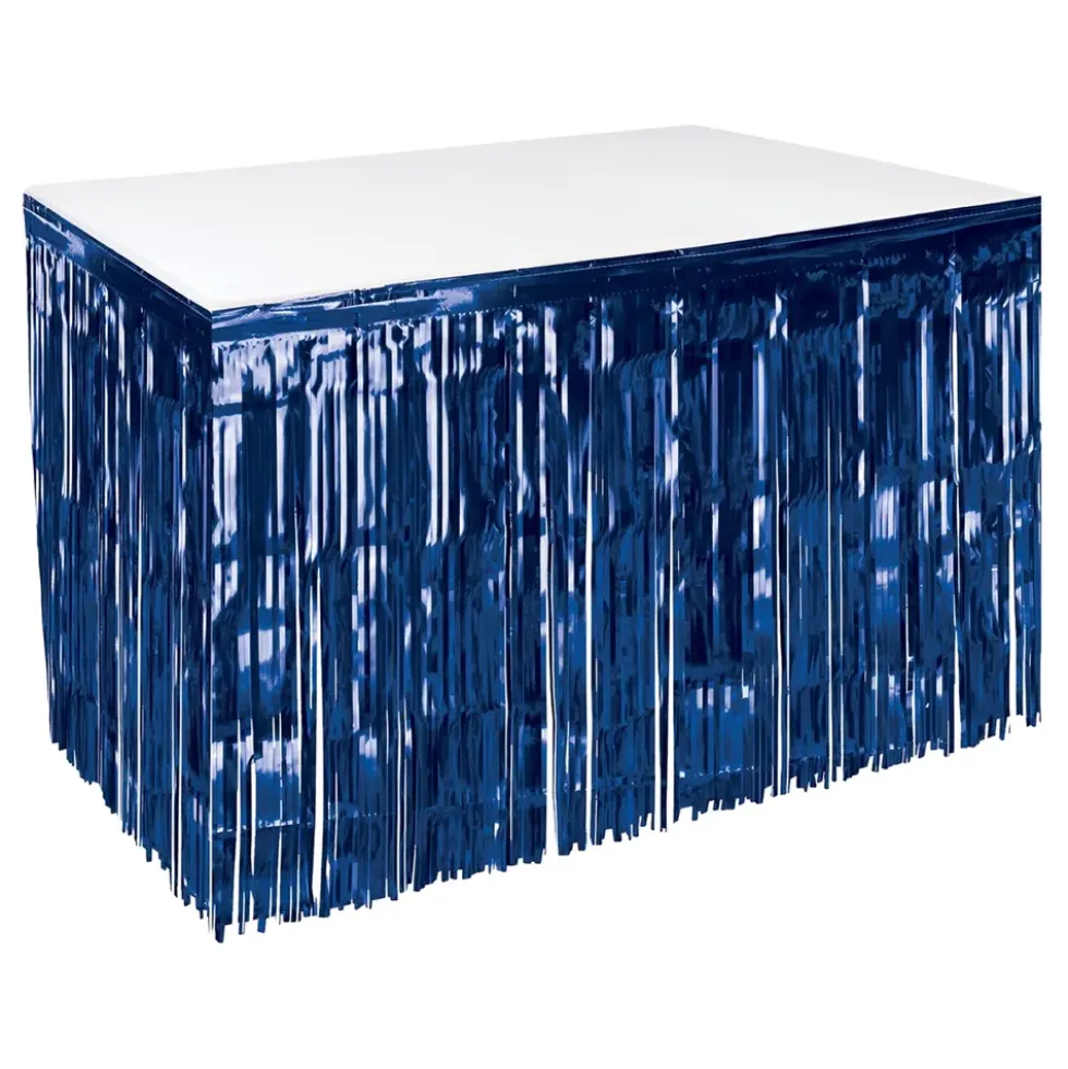 Bordskjol Fransar Blå Metallic