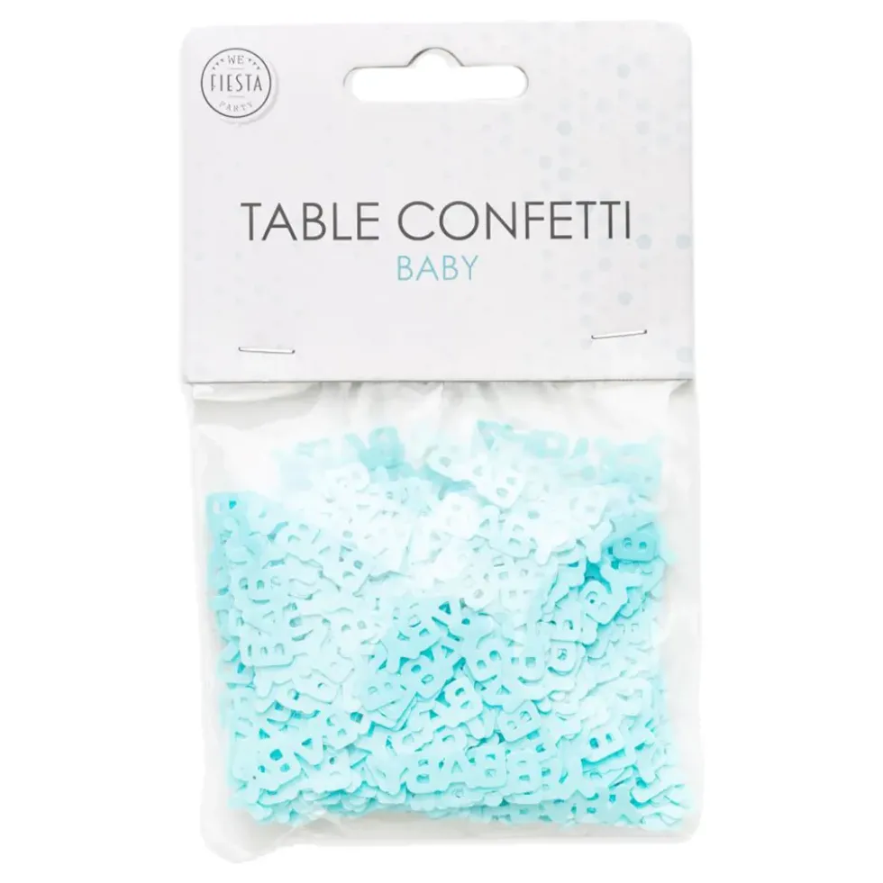 Bordskonfetti Baby Blå