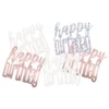 Bordskonfetti Happy Birthday Roséguld