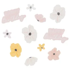 Bordskonfetti Happy Birthday Floral