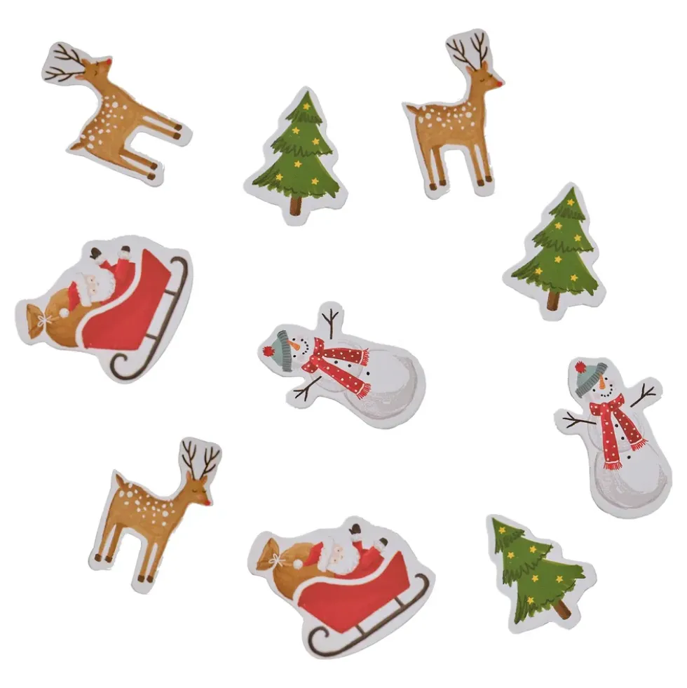 Bordskonfetti Julfigurer