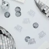 Bordskonfetti Let's Party Silver Disco