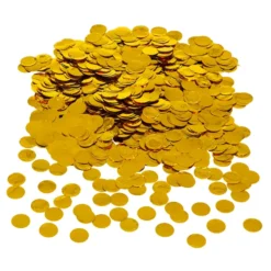 Bordskonfetti Rund Guld Metallic