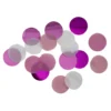Bordskonfetti Rund Rosa/Vit
