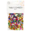 Bordskonfetti Siffra 7 Färgmix Metallic