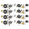 Bordskonfetti 80 Silver/Guld Glitter
