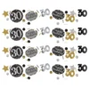 Bordskonfetti 30 Silver/Guld Glitter