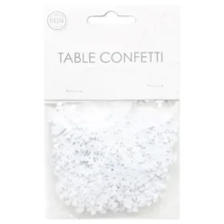 Bordskonfetti Snöflingor Vita