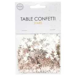 Bordskonfetti Stjärnor Roséguld Metallic