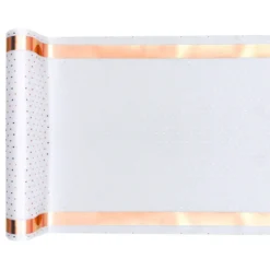 Bordslöpare Prickig Vit/Roséguld