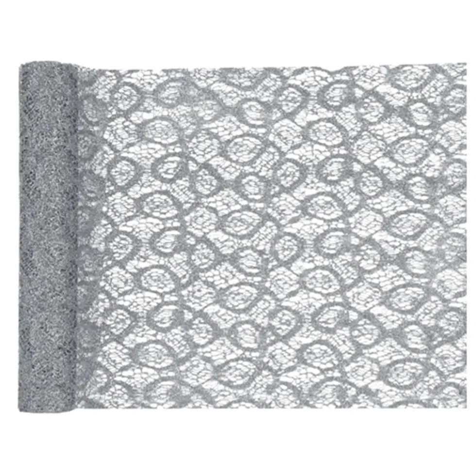 Bordslöpare Silver Metallic