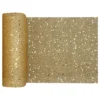 Bordslöpare Tjock Guld Glitter