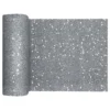 Bordslöpare Tjock Silver Glitter