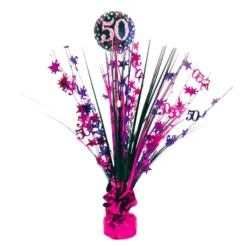 Bordspjäs 50 Svart/Rosa Glitter