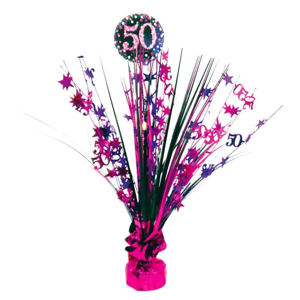 Bordspjäs 50 Svart/Rosa Glitter
