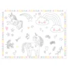 Bordstabletter Målarduk Unicorns & Rainbows