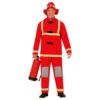 Brandman Röd Maskeraddräkt