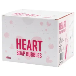 Bröllopsbubblor Hjärta Vit