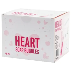 Bröllopsbubblor Hjärta Vit