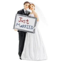 Bröllopsfigur Just Married