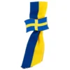 Brosch med Band Svenska Flaggan