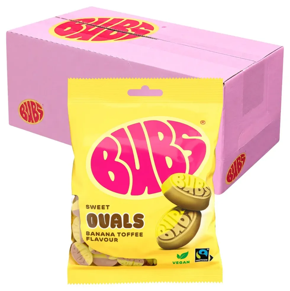 BUBS Banana Toffee Ovals Storpack
