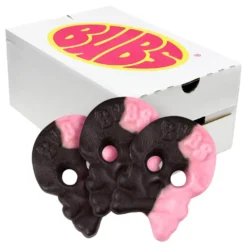 BUBS Raspberry Salty Licorice Skalle Foam Storpack