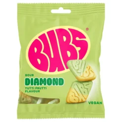 BUBS Sour Tutti Frutti Diamond Påsar Storpack