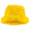 Bucket Hat Fluffig Gul