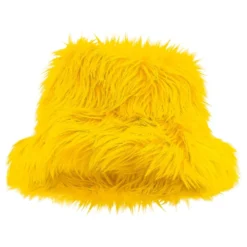 Bucket Hat Fluffig Gul