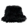 Bucket Hat Fluffig Svart