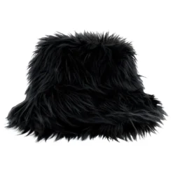 Bucket Hat Fluffig Svart