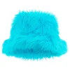 Bucket Hat Fluffig Turkos