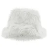 Bucket Hat Fluffig Vit