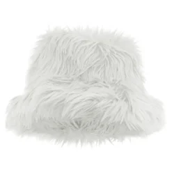 Bucket Hat Fluffig Vit