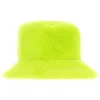Bucket Hat i Fuskpäls Grön