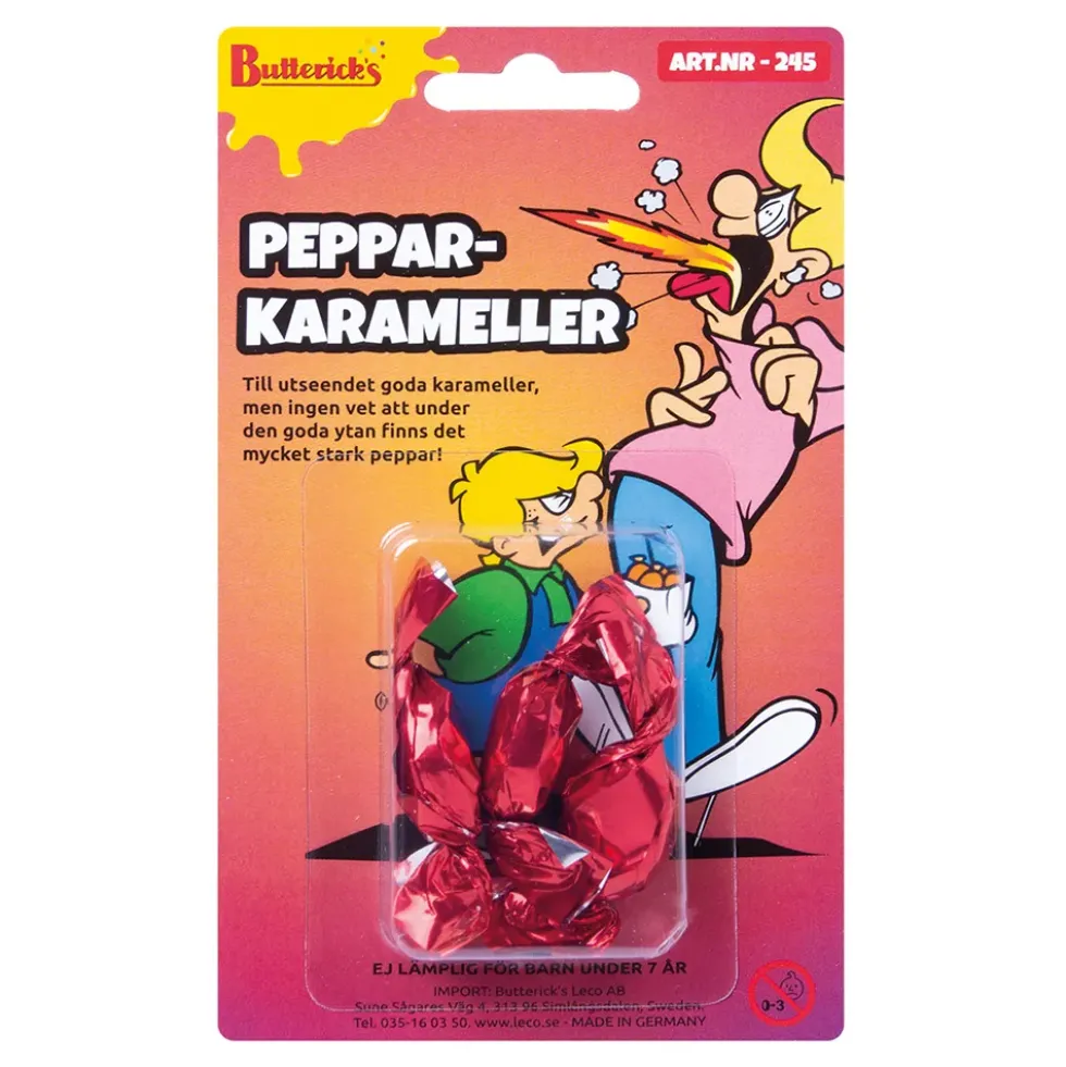 Butterick's Pepparkarameller Skämtgodis