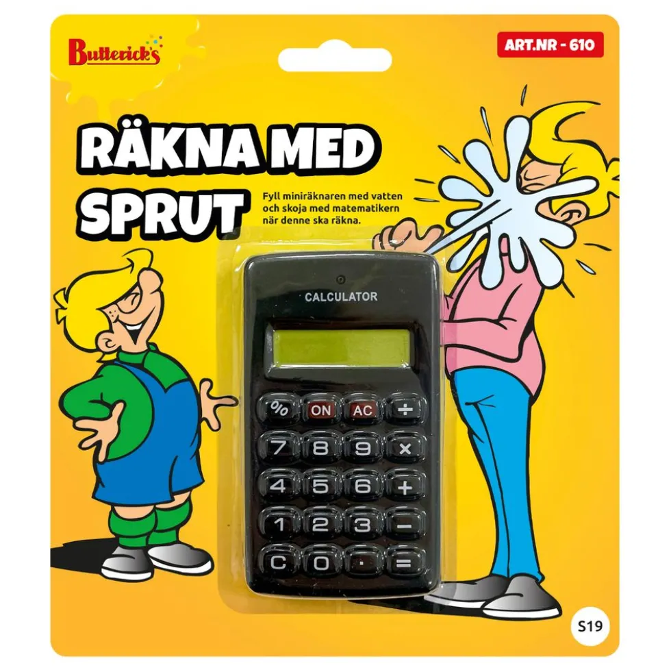 Butterick's Räkna med Sprut Skämtartikel