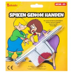 Butterick's Spiken Genom Handen Skämtartikel