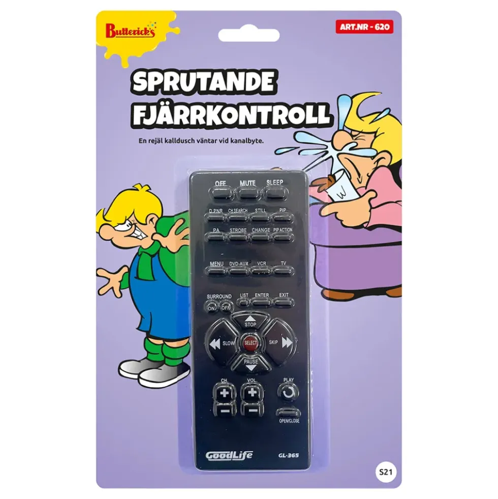 Butterick's Sprutande Fjärrkontroll Skämtartikel