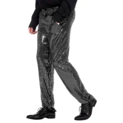 Byxor Herr Silver Metallic