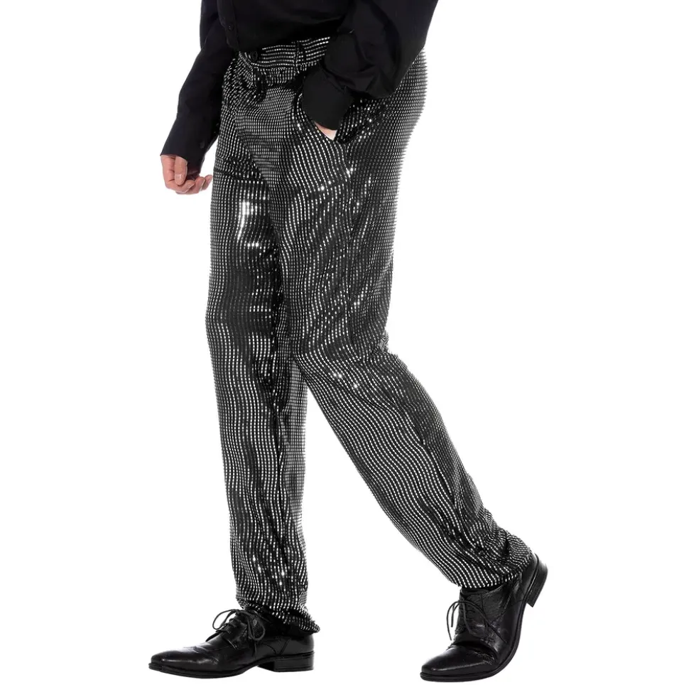 Byxor Herr Silver Metallic